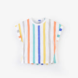 Colorful Striped Tee | AIMAMA