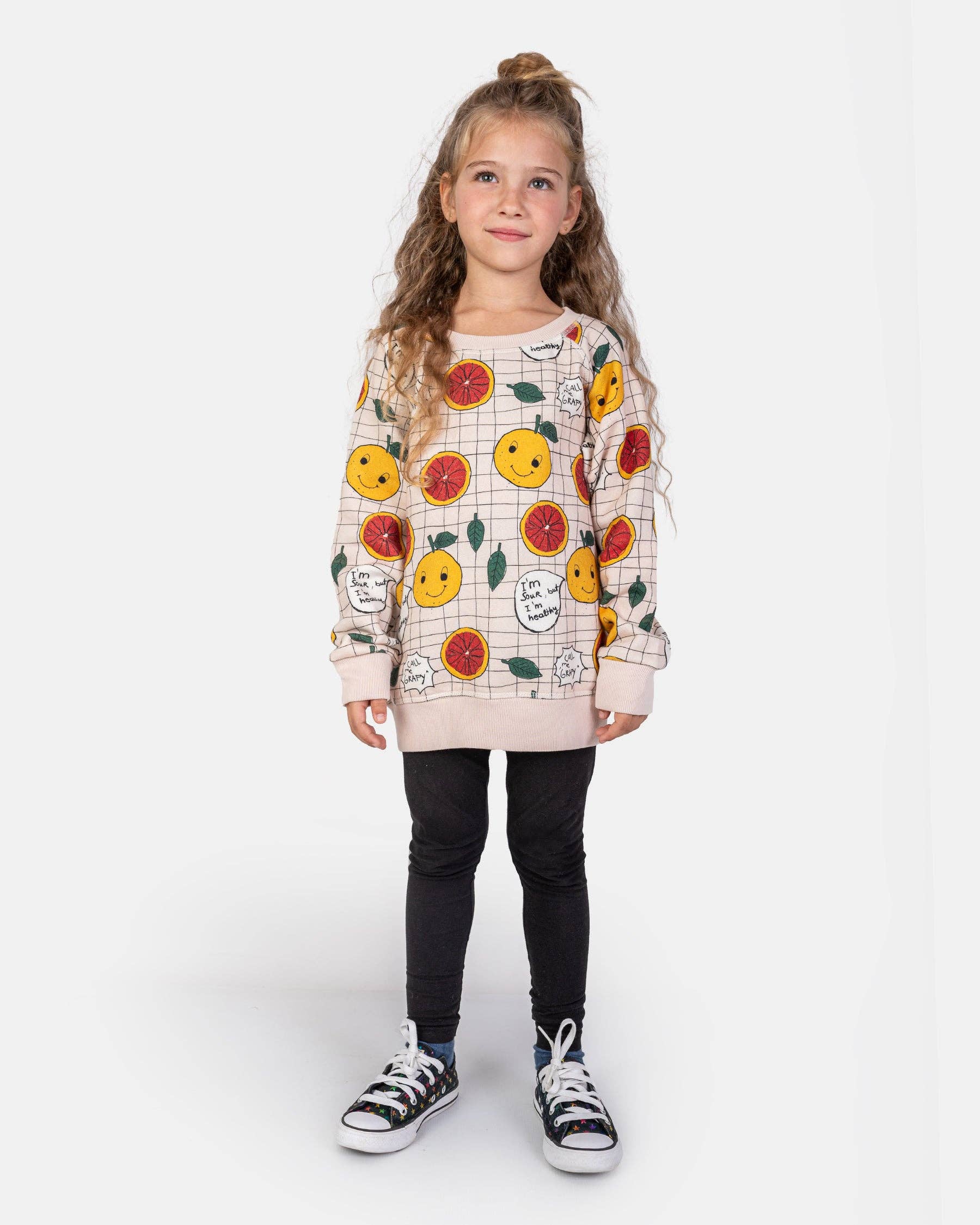 100% Cotton Sweatshirt "Grapy" | NAADA - CapuletKids