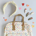 Rainbow Hearts Knotted Headband - CapuletKids
