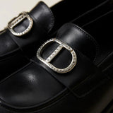 Black Leather Shoes | TWINSET