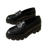Black Leather Shoes | TWINSET