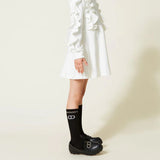 Black Leather Shoes | TWINSET