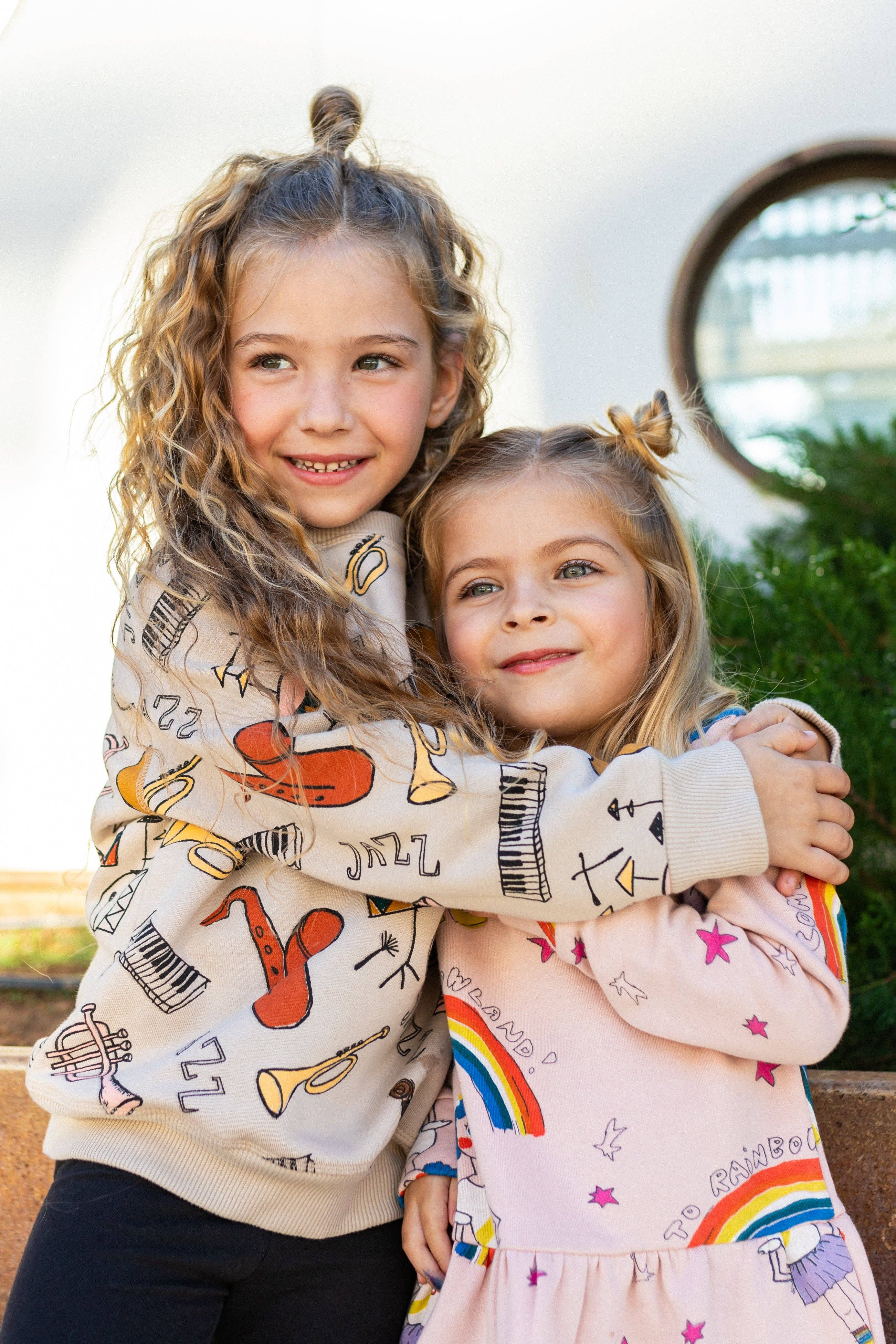 100% Cotton Sweatshirt "Music" | NAADA - CapuletKids