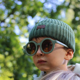 Multicolored Ribbed Beanie | Ander