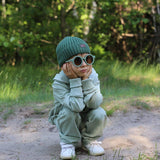 Multicolored Ribbed Beanie | Ander