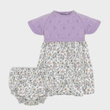 2 Piece Lavender Knit Dress Set