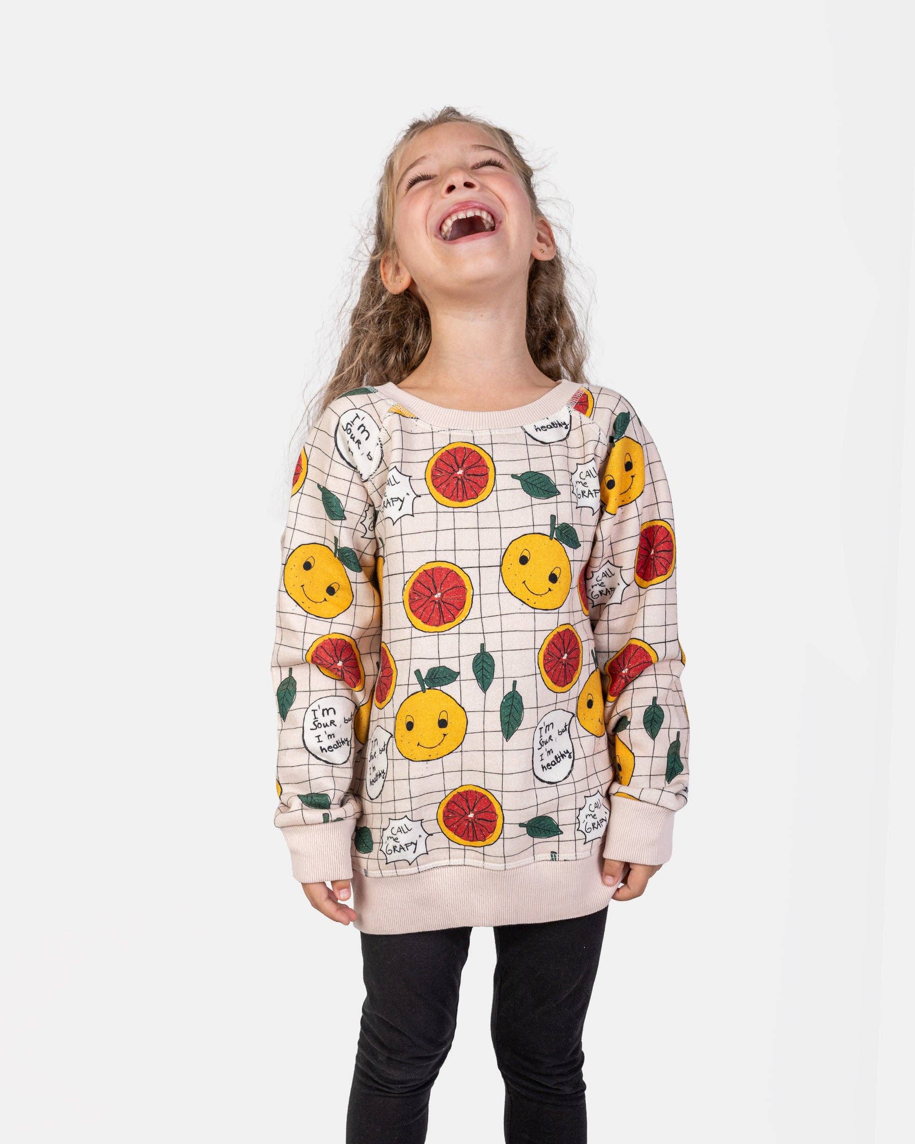 100% Cotton Sweatshirt "Grapy" | NAADA - CapuletKids