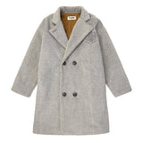 Embroidered Grey Trench Coat | TOCOTO VINTAGE