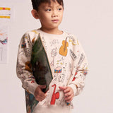 100% Cotton Sweatshirt "Music" | NAADA - CapuletKids