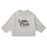Grey "Love Club" Sweatshirt | TOCOTO VINTAGE