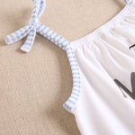 Baby Girls' Straps T-Shirt with Cherry Print: 12 Months / Blank - CapuletKids