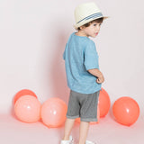 Denim Blue Rolled Shorts | AIMAMA