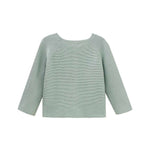 Long sleeve knit jacket with wooden buttons - CapuletKids
