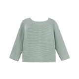 Long sleeve knit jacket with wooden buttons - CapuletKids