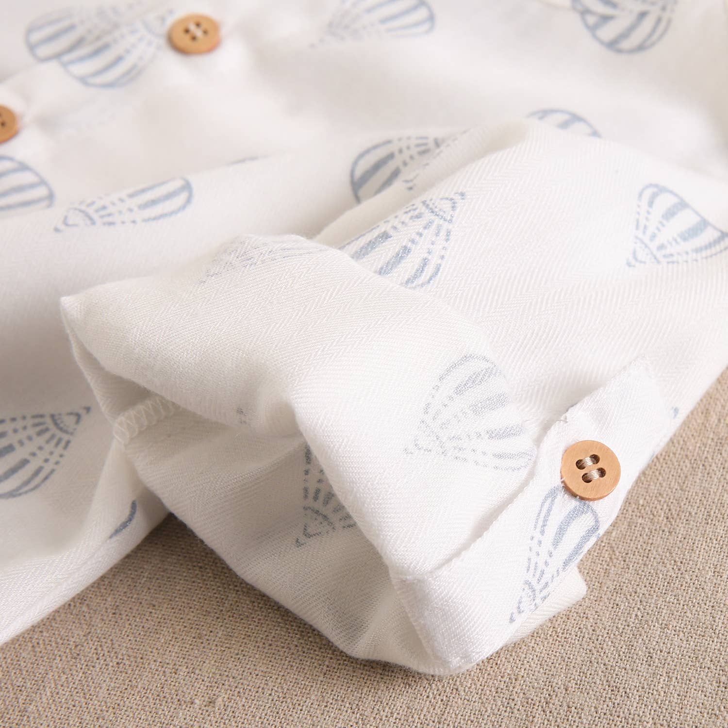 Baby Boy Set With Printed Shirt And Shorts - CapuletKids