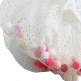 Pom Pom Puff Sleeve T-Shirt | DOE A DEAR - CapuletKids