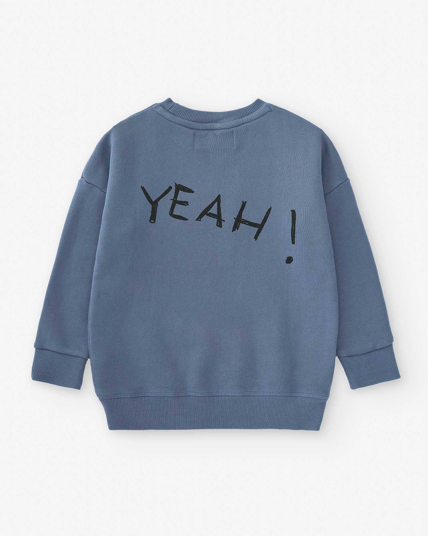 Organic Cotton Sweatshirt "Yeah!" | NAADA - CapuletKids