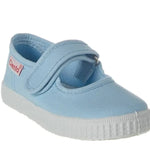 Canvas Yellow Shoes - Light Blue | CIENTA - CapuletKids