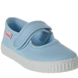 Canvas Yellow Shoes - Light Blue | CIENTA - CapuletKids