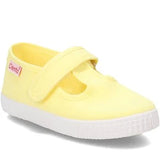 Canvas T-Strap Shoes - Yellow | CIENTA - CapuletKids