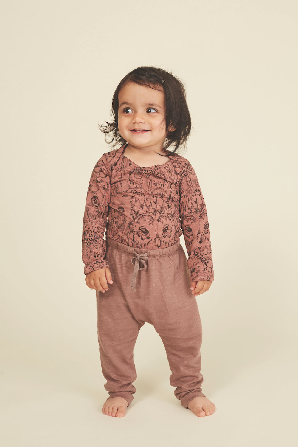 Organic Cotton Bodysuit "Owl" | Soft Gallery - CapuletKids
