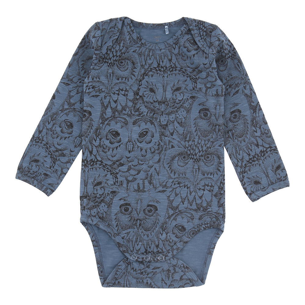 Organic Cotton Bodysuit "Owl" | Soft Gallery - CapuletKids