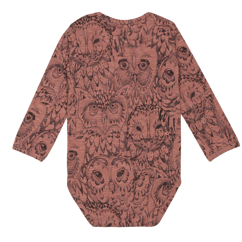Organic Cotton Bodysuit "Owl" | Soft Gallery - CapuletKids