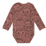 Organic Cotton Bodysuit "Owl" | Soft Gallery - CapuletKids