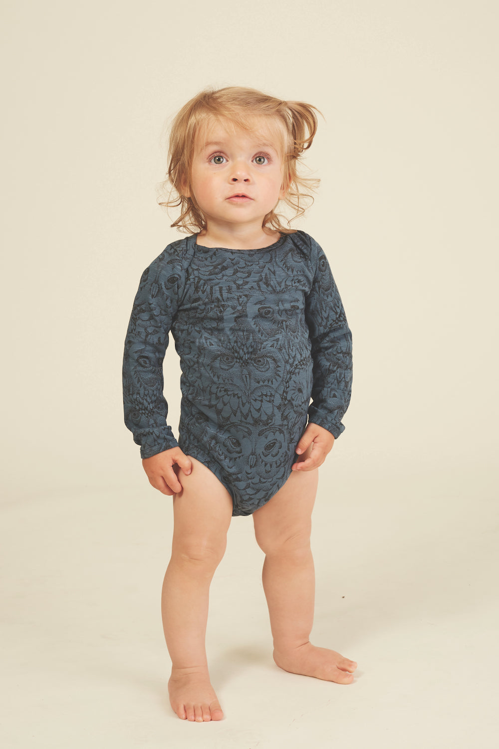 Organic Cotton Bodysuit "Owl" | Soft Gallery - CapuletKids