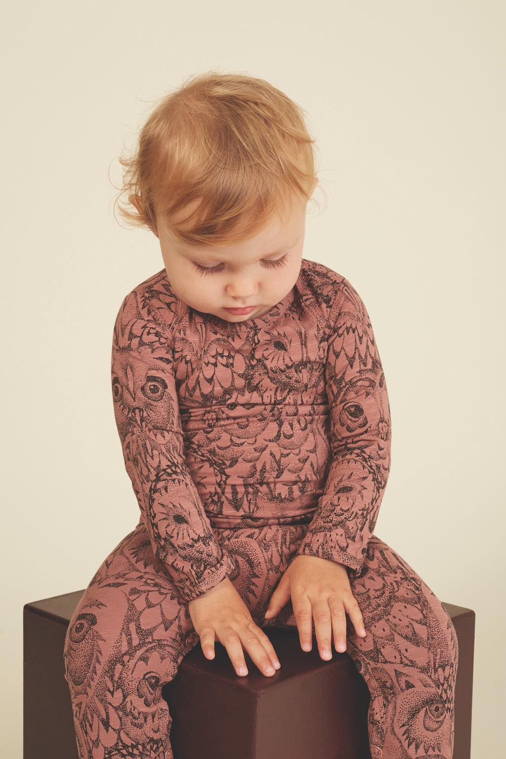 Organic Cotton Bodysuit "Owl" | Soft Gallery - CapuletKids
