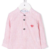 Tartine Et Chocolat Embroidered-Logo Striped Top - CapuletKids