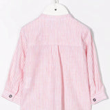Tartine Et Chocolat Embroidered-Logo Striped Top - CapuletKids