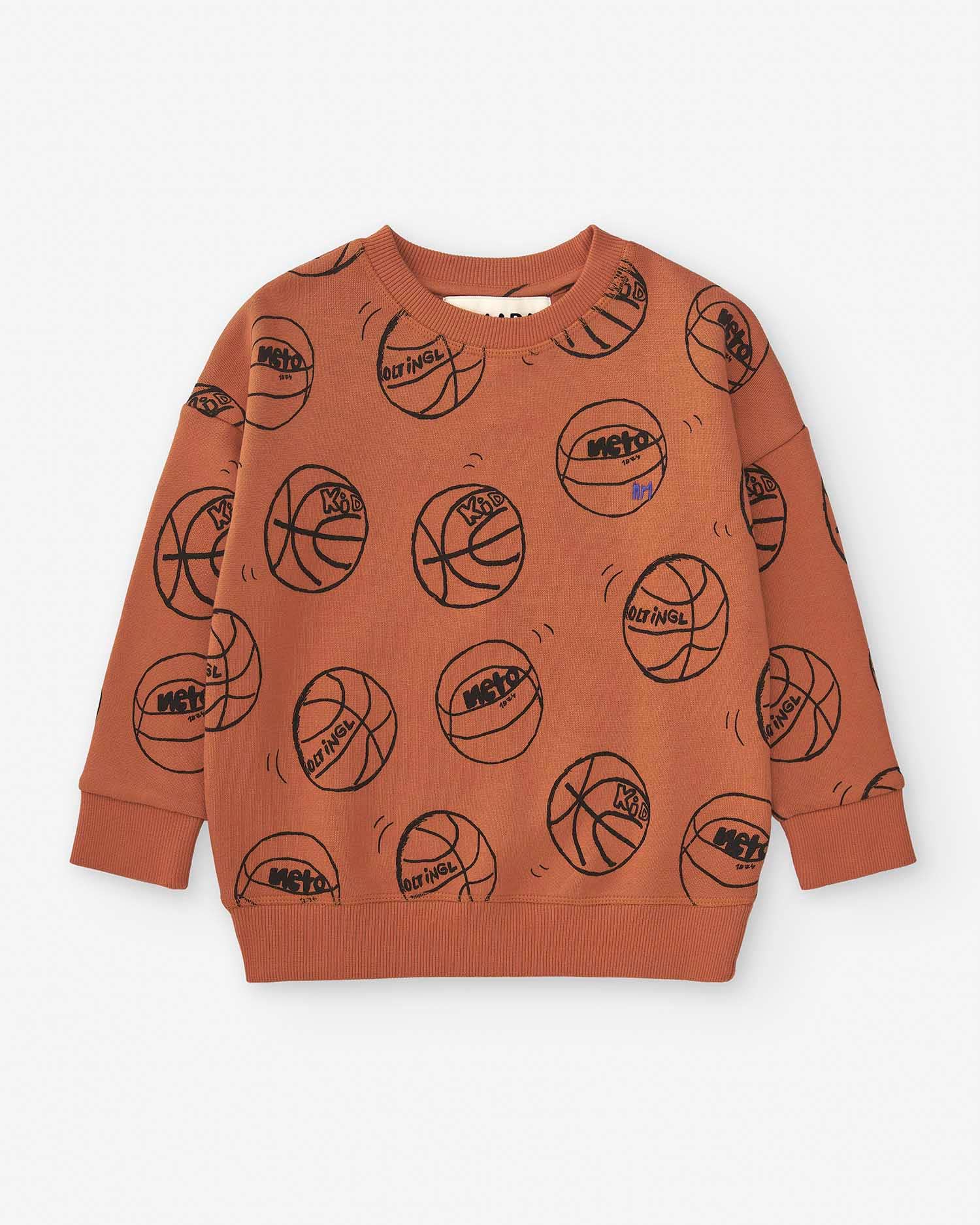 100% Cotton Sweatshirt "Basketball" | NAADA - CapuletKids