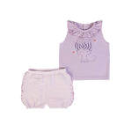 2-Piece Tank and Purple Shorts - CapuletKids