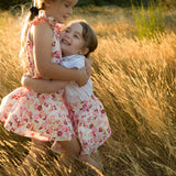 Beet World Elisa Cotton Dress | Summer Bloom - CapuletKids