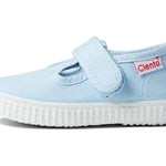 Canvas Yellow Shoes - Light Blue | CIENTA - CapuletKids