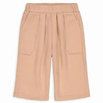 UPÉ “Gus” Beige Wide Leg Quilted Knit Pants Trousers for Girls S 2022- 2023 - CapuletKids