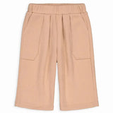 UPÉ “Gus” Beige Wide Leg Quilted Knit Pants Trousers for Girls S 2022- 2023 - CapuletKids
