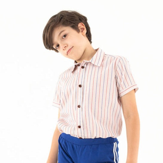 Lined Boy Shirt - CapuletKids