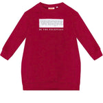 UBS2 Girls Red Stretch Cotton Terry Dress - CapuletKids