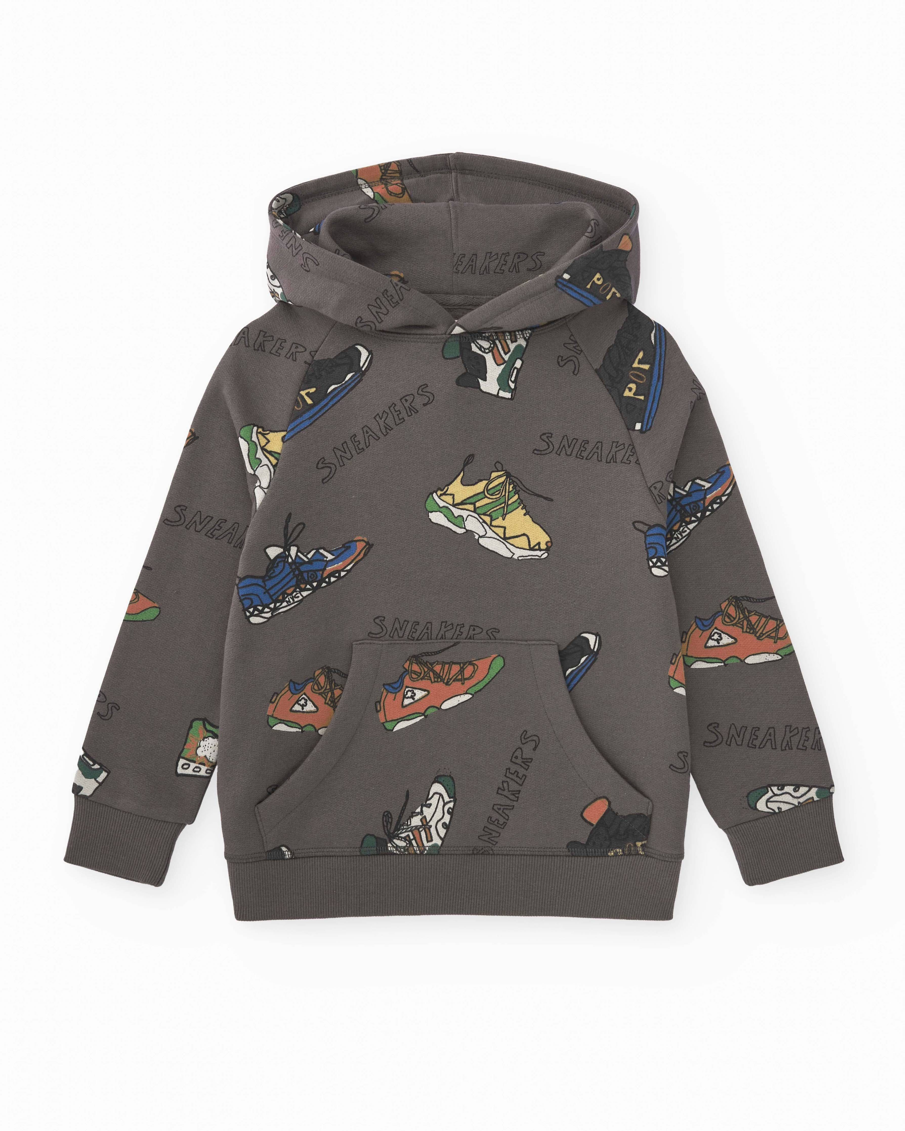 100% Cotton Hoodie "Sneakers" | Unisex Sweatshirt | NAADA - CapuletKids