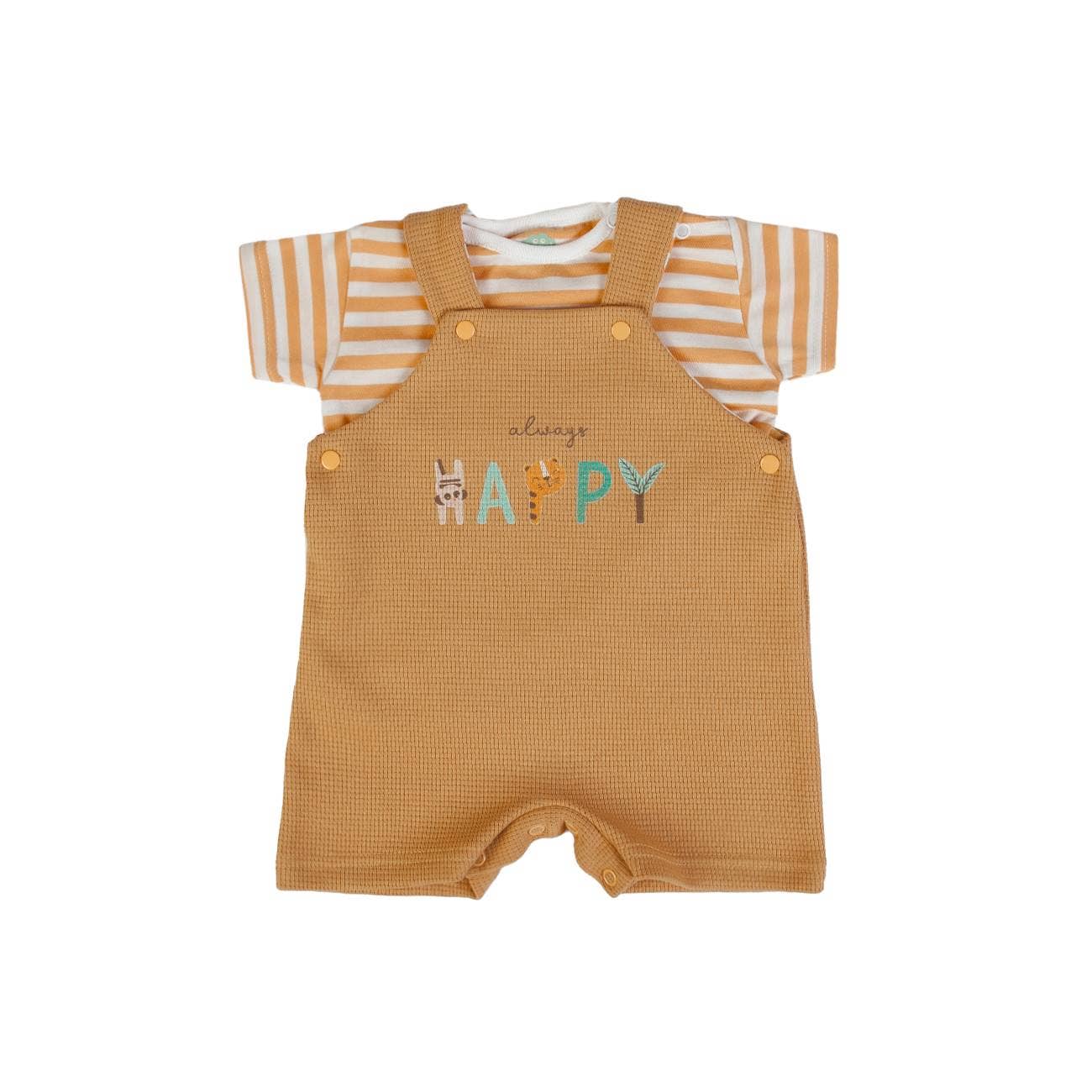 2-Piece Striped Overalls - CapuletKids