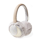 Rockahula Kids Moonlight Grey Earmuffs with Gold Moon and Stars