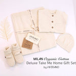 Viverano Organics| Milan Pastel Button Coverall Sweater Knit (Organic Cotton) for Newborn and Mini Kids 0-18 M - CapuletKids