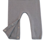 Viverano Organics| Milan Pastel Kangaroo Knit Coverall Romper (Organic Cotton) Mini Kids 0-12M - CapuletKids