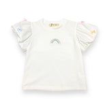 100% Cotton Puff Sleeve T-Shirt | DOE A DEAR - CapuletKids