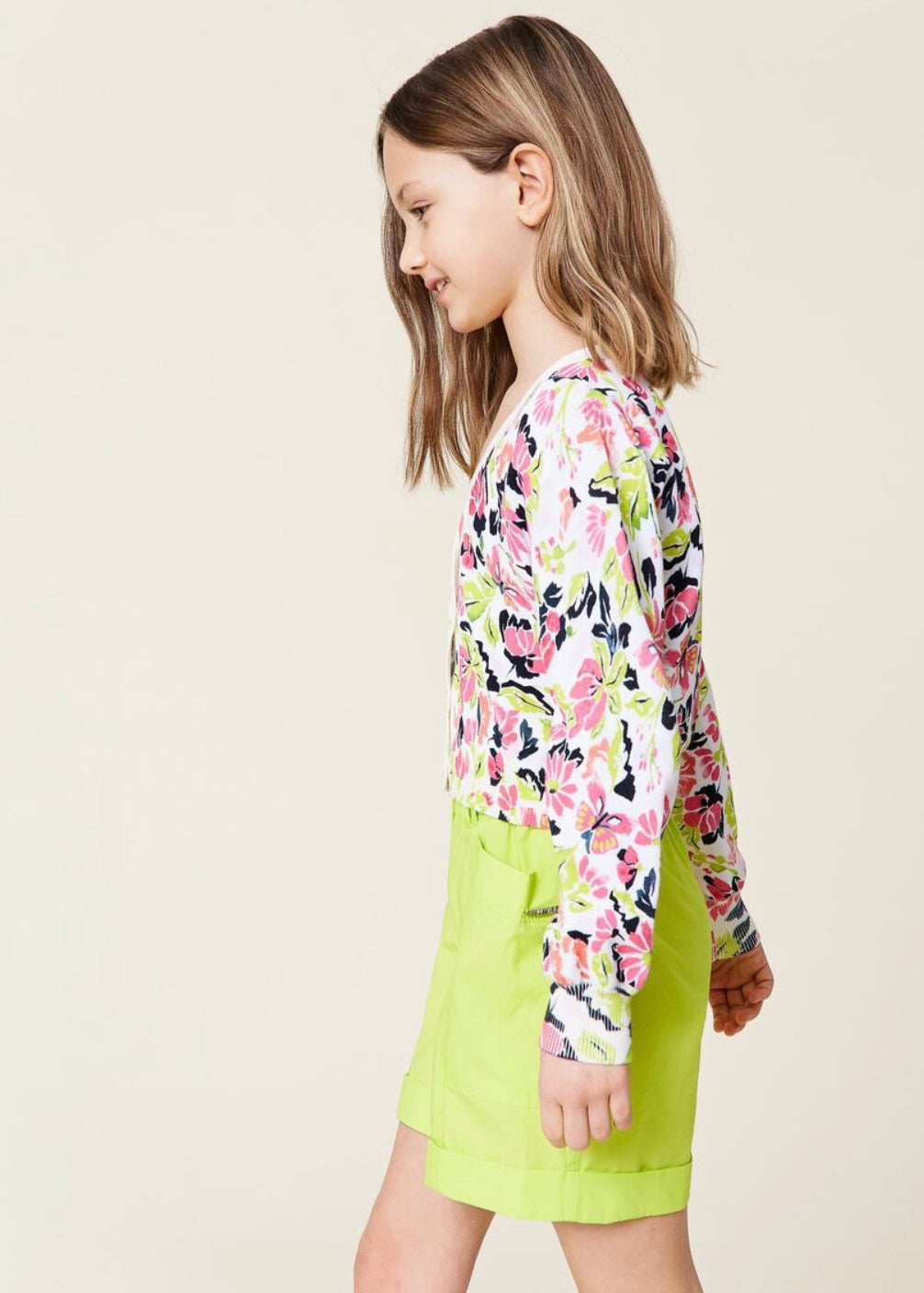 Twinset Printed knit cardigan - CapuletKids