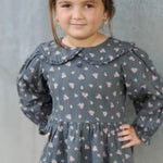 Tocoto Vintage Dark Floral Dress - CapuletKids