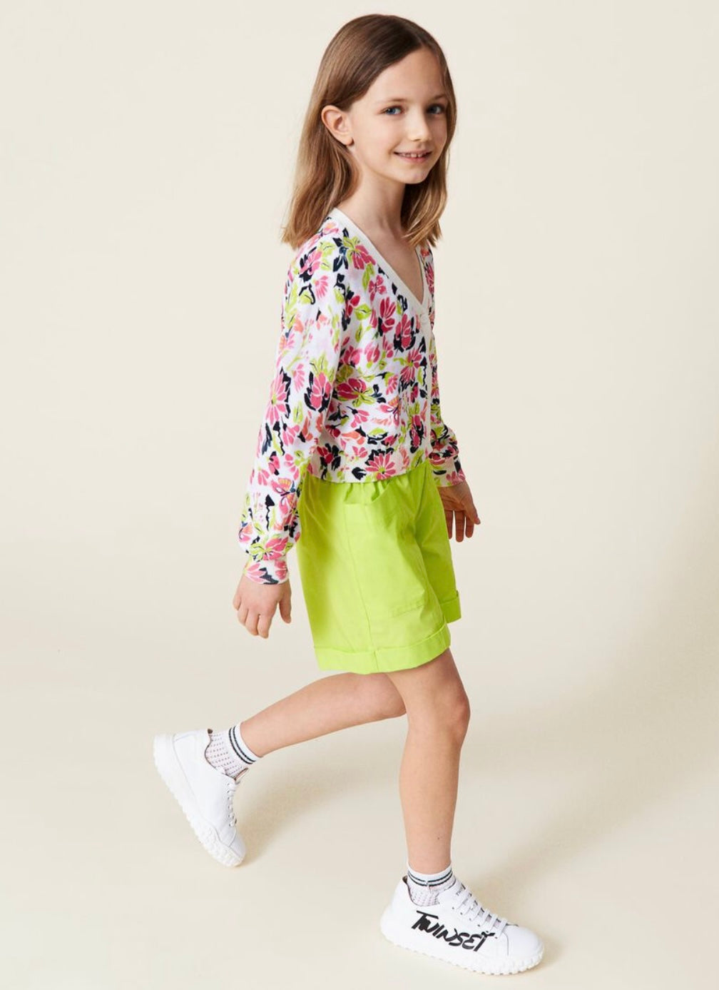 Twinset Printed knit cardigan - CapuletKids