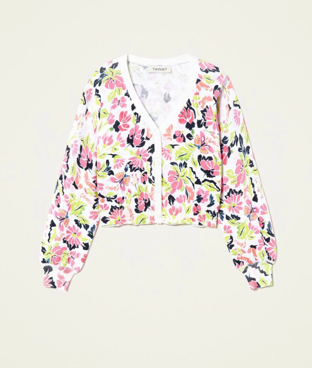 Twinset Printed knit cardigan - CapuletKids